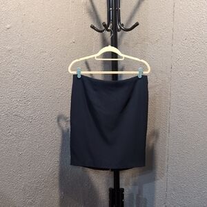 Kenar Navy Pencil Skirt